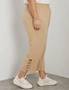 Beme Crop Pants With Button Side Ankle Detail, hi-res