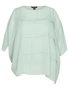 Beme Long Sleeve Woven Pleated Front Top, hi-res
