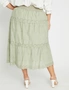 Beme Cotton Broderie Tiered Skirt, hi-res
