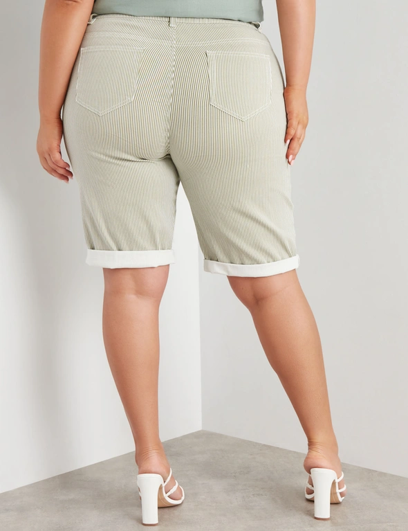 Beme Knee Length Comfort Waist 5 Pocket Short, hi-res image number null