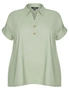 Beme Extend Sleeve Button Detail Woven Shirt, hi-res