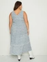 Beme Sleeveless Shirred Bodice Maxi Dress, hi-res