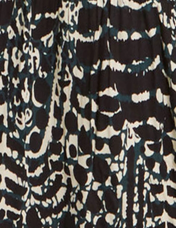 Beme Sleeveless Shirred Bodice Maxi Dress, hi-res image number null