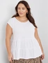 Beme Extend Sleeve Tiered Textured Swing Top, hi-res