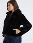 Beme Long Sleeve Fur/Pu Luxe Jacket, hi-res