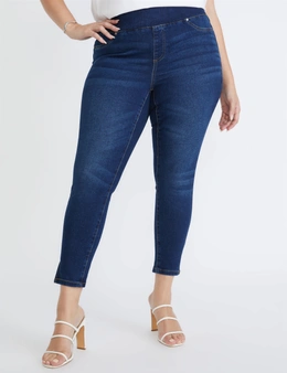 Beme Double Button Regular Length Slim Jean