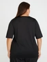 Beme Cut Out Front Short Sleeve Tee, hi-res