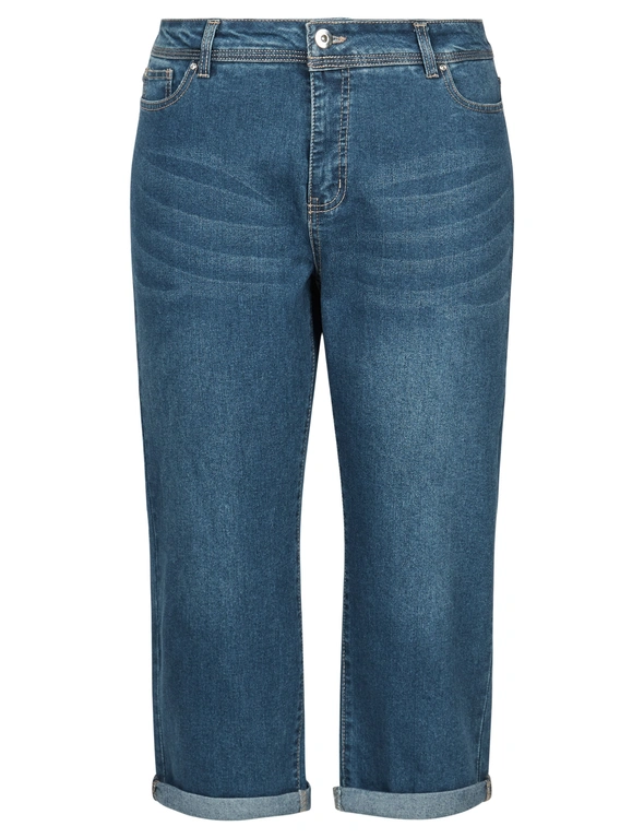 Crossroads Cropped Slim Roll Up  Jean, hi-res image number null