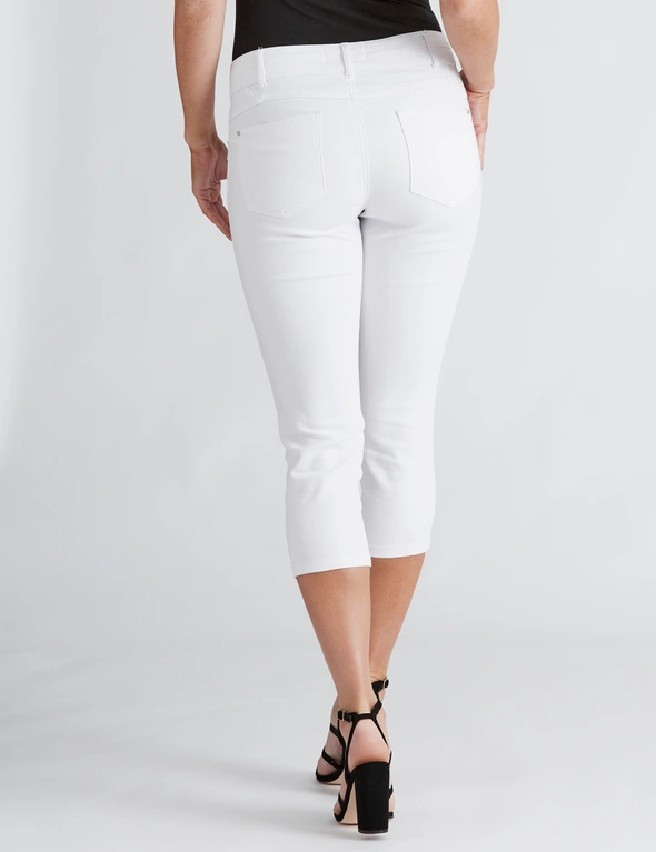 Crossroads Slim & Shape Straight Cropped Jean, hi-res image number null