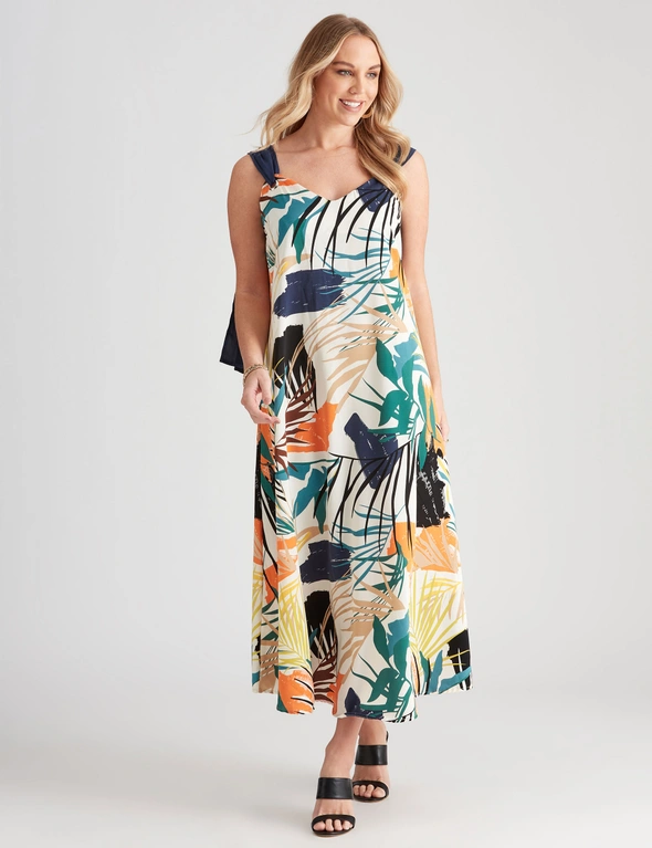 Crossroads Strappy Print Maxi Dress, hi-res image number null