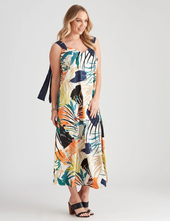 Crossroads Strappy Print Maxi Dress, hi-res image number null