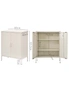 ArtissIn Buffet Sideboard Metal Cabinet - SWEETHEART White, hi-res