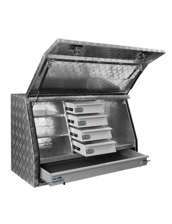 Giantz Aluminium Ute Tool Box Drawers Storage Truck Trailer Lock, hi-res image number null