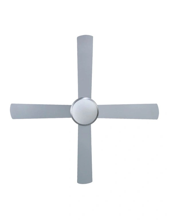 Devanti 52'' Ceiling Fan AC Motor w/Light w/Remote - Silver, hi-res image number null