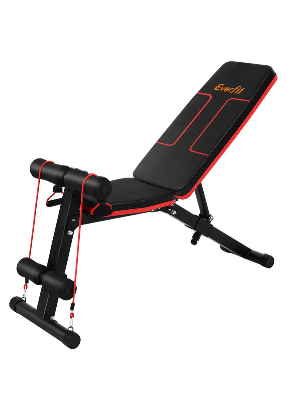 Everfit Weight Bench Adjustable FID Bench Press Home Gym 150kg Capacity ...