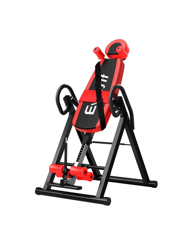 Everfit Inversion Table Gravity Exercise Inverter Back Stretcher Home Gym Red, hi-res image number null