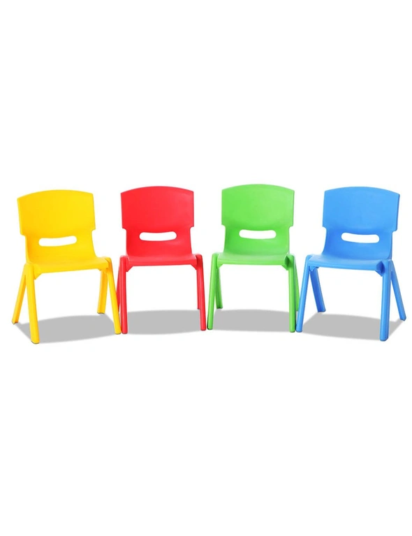 Keezi Kids Chairs Set Plastic Set of 4 Activity Study Chair 50KG, hi-res image number null
