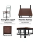 Artiss Dining Table And Chairs Set fo 3 Walnut, hi-res