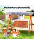 Gardeon Wooden Swing Chair Garden Bench Canopy 3 Seater Outdoor Furniture, hi-res
