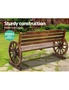 Gardeon Outdoor Garden Bench Wooden 3 Seat Wagon Chair Lounge Patio Furniture, hi-res