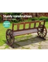 Gardeon Outdoor Garden Bench Wooden 3 Seater Wagon Chair Lounge Patio Furniture, hi-res