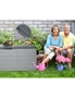 Gardeon Outdoor Storage Box 290L Lockable Organiser Garden Deck Shed Tool Grey, hi-res