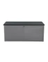 Gardeon Outdoor Storage Box 490L Container Lockable Garden Bench Tools Toy Shed Black, hi-res