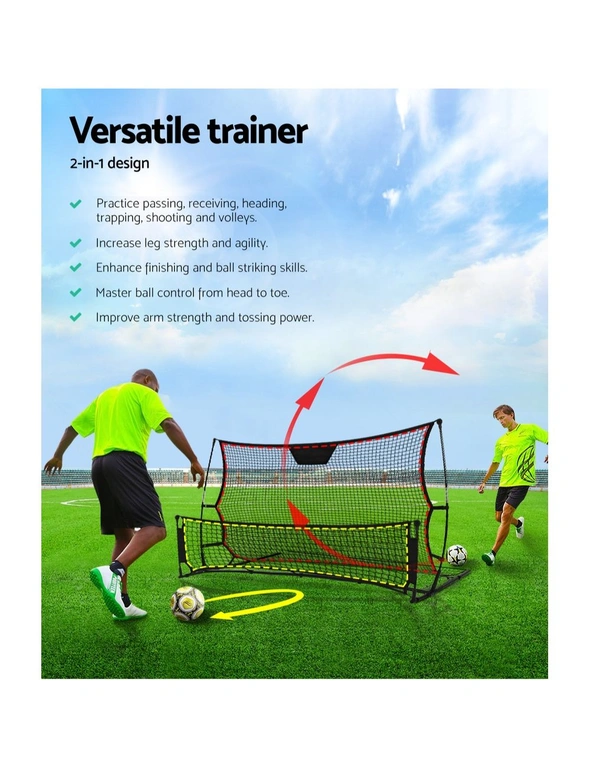 Everfit 2.1m Football Soccer Net Portable Goal Net Rebounder Sports Training, hi-res image number null