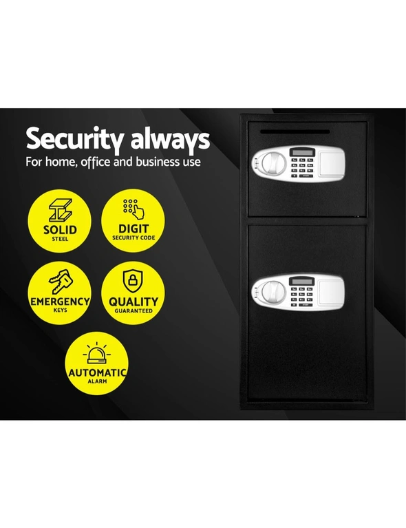 UL-TECH Security Safe Box Double Door, hi-res image number null