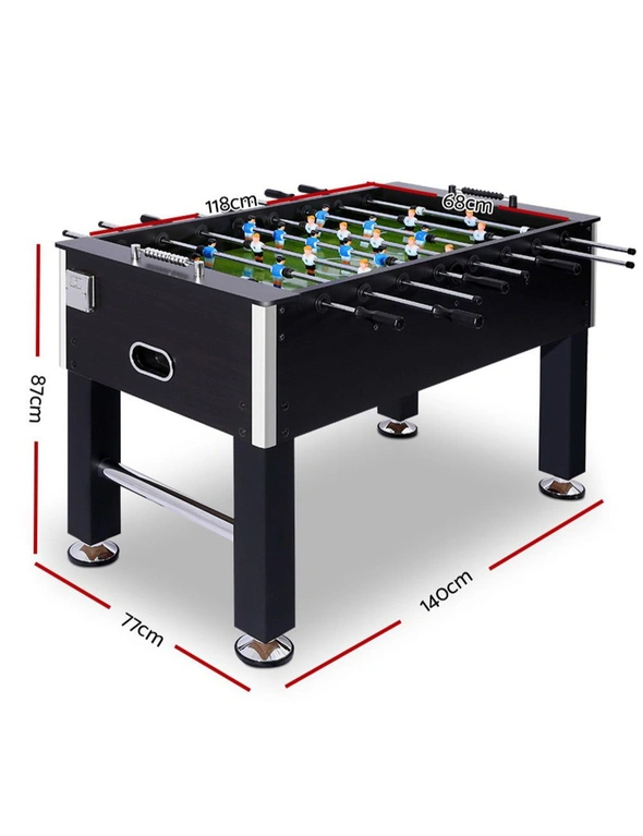 5FT Soccer Table Foosball Football Game Home Family Party Gift Playroom Black, hi-res image number null