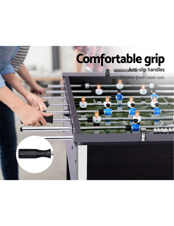 5FT Soccer Table Foosball Football Game Home Family Party Gift Playroom Black, hi-res image number null