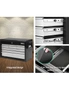 Giantz 9 Drawer Tool Box Cabinet Chest Toolbox Storage Garage Organiser Grey, hi-res