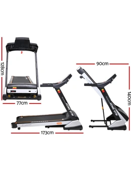 Everfit Treadmill Electric Auto Incline Spring Home Gym Fitness Excercise 480mm