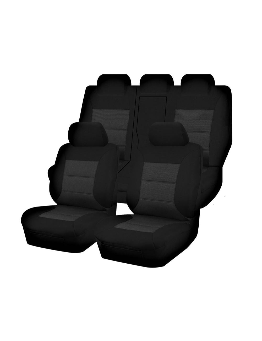 Premium Jacquard Seat Covers - For Mitsubishi Outlander Zj-Zk-Zl Series ...