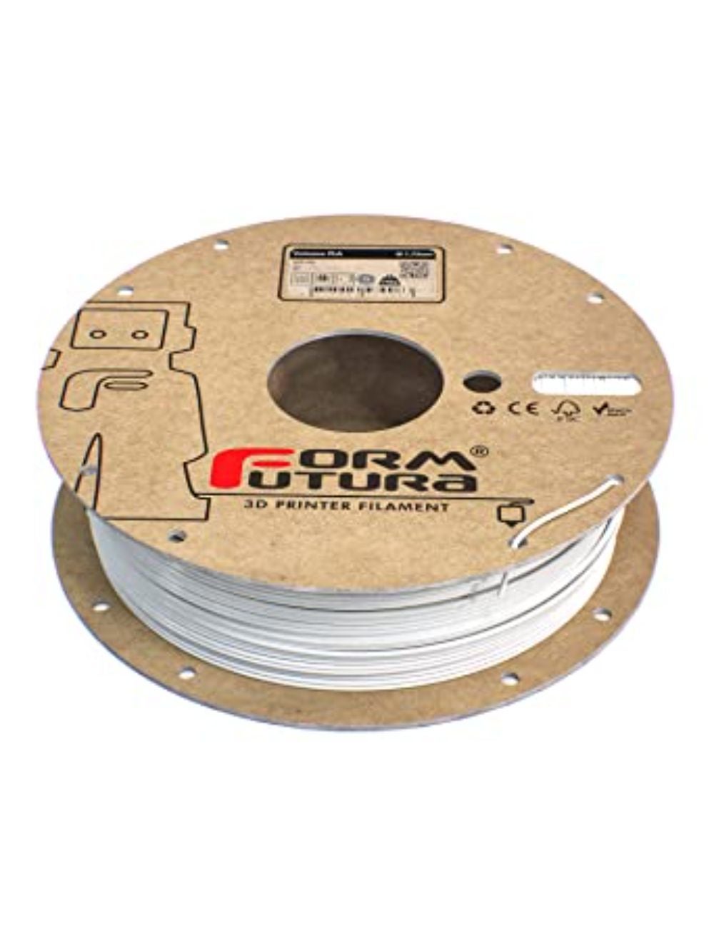 PLA 3D Filament Volcano PLA 1.75mm 750 gram White | Autograph