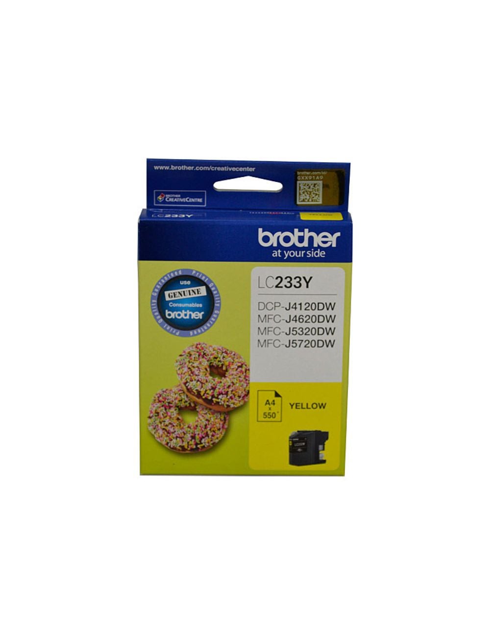 BROTHER LC233 Yellow Ink Cartridge | Rivers Australia