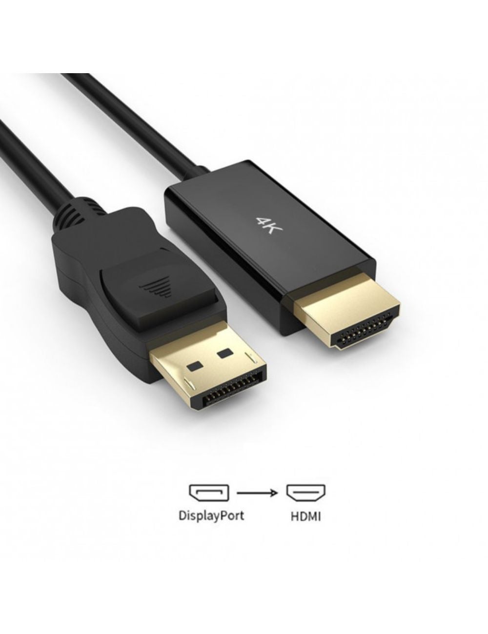 Simplecom DA201 4K DisplayPort to HDMI Cable 1.8M | Crossroads