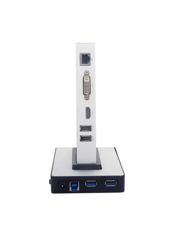 Winstars USB3.0 Multi-task Dual Video  Docking Station with HDD Docking Base, hi-res image number null
