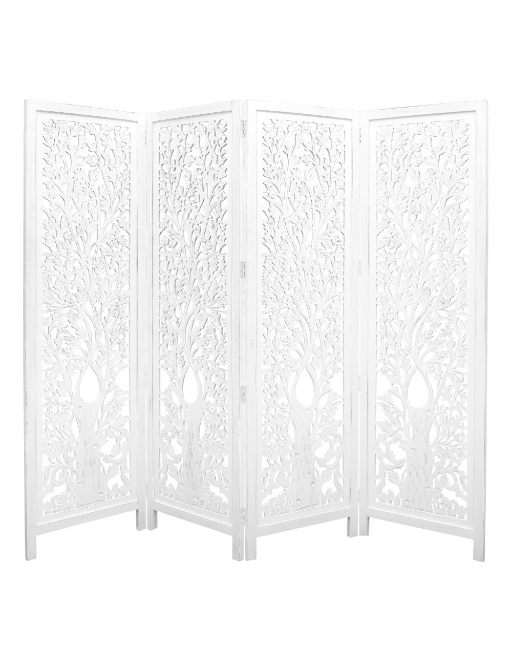 Life Dig 4 Panel Room Divider Screen Privacy Shoji Timber Wood Stand 