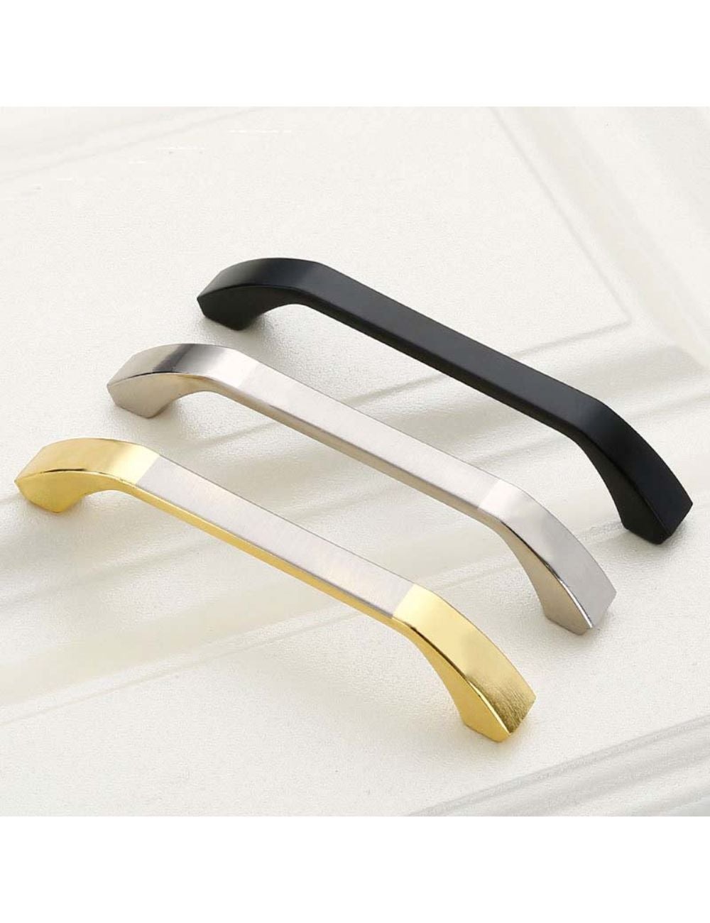 Zinc Kitchen Cabinet Handles Bar Drawer Handle Pull black color hole to ...