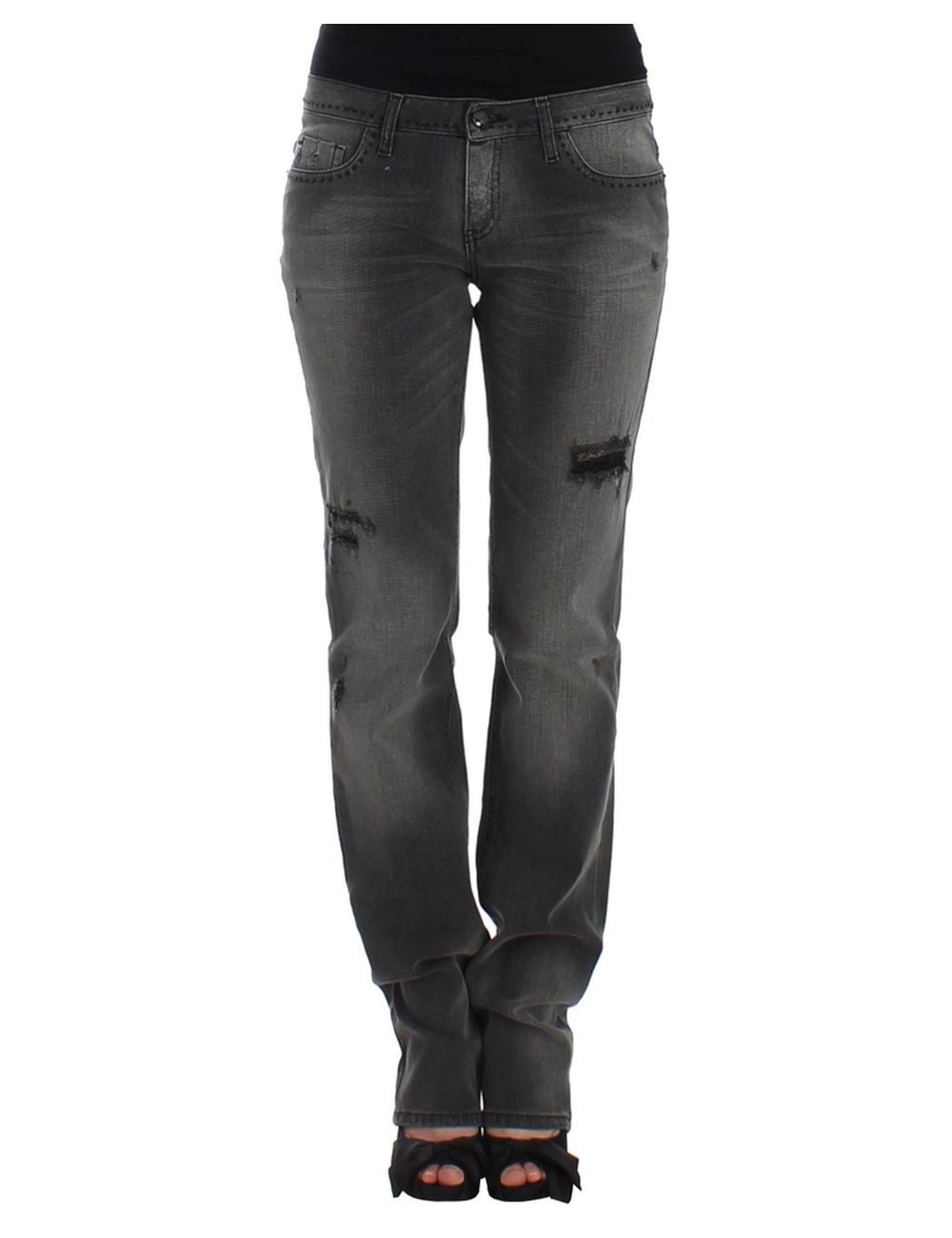 CNC Costume National Gray Straight Leg Jeans W28 US Women | Millers