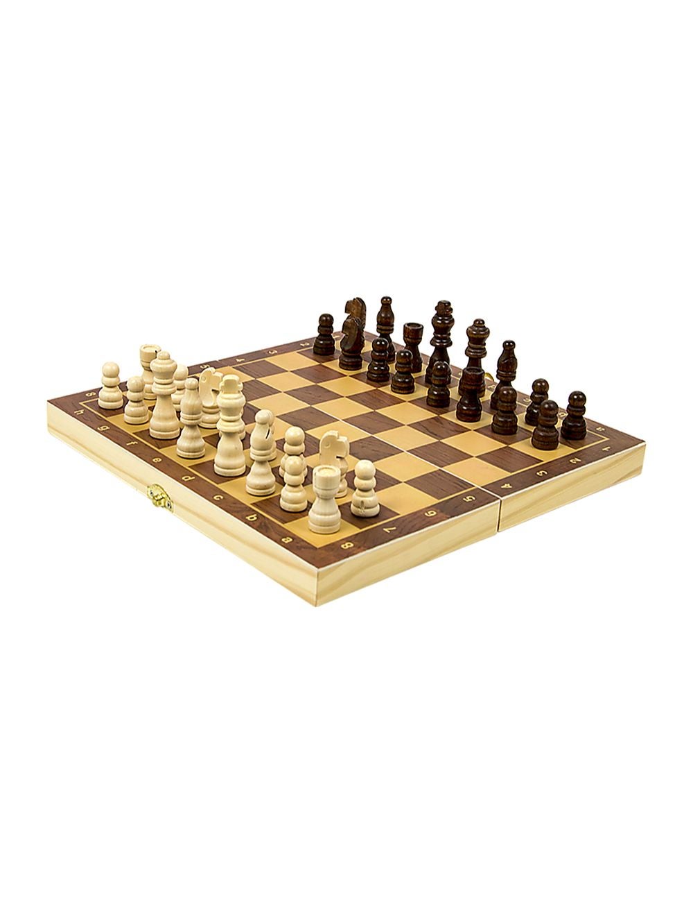 Chess Board Games Folding Large Chess Wooden Chessboard Set Wood Toy ...