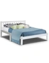 Artiss Bed Frame Double Size Wooden White SOFIE, hi-res