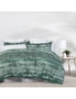 Amsons Pure Cotton Quilt Cover Set With Extra Standard Pillowcases - Eden Sage, hi-res