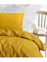 Amsons Royale Cotton Quilt Duvet Doona Cover Set with Europeon pillowcases - Mustard, hi-res