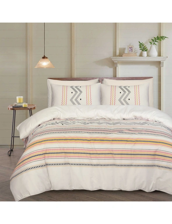 Amsons Charlotte Quilt cover with 2 Pillowcases, hi-res image number null