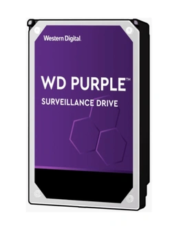WESTERN DIGITAL Digital WD Purple 1TB 3.5' Surveillance HDD 5400RPM 64MB SATA3 6Gb/s 110MB/s 180TBW 24x7 64 Cameras AV NVR DVR 1.5mil MTBF