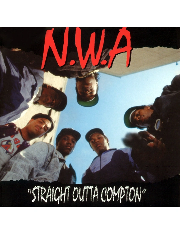UNIVERSAL MUSIC Crosley Record Storage Crate &  N.W.A. STRAIGHT OUTTA COMPTON - VINYL ALBUM Bundle, hi-res image number null