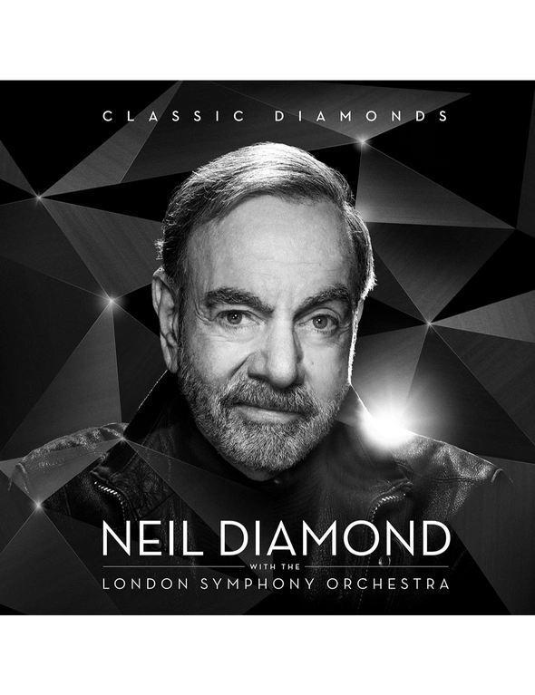 UNIVERSAL MUSIC Crosley Record Storage Crate & Neil Diamond - Classic Diamonds with the london symphony orchestra - Double Vinyl Album Bundle, hi-res image number null