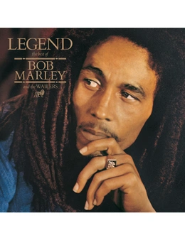 UNIVERSAL MUSIC Crosley Record Storage Crate & Bob Marley  - Legend - Vinyl Album Bundle